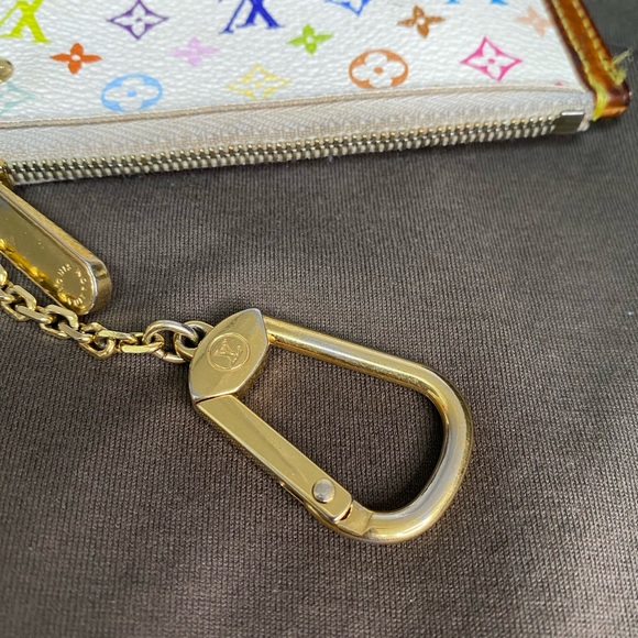 Louis Vuitton Multicolor Key Pouch "LIVE SHOW TODAY' - Picture 2 of 10